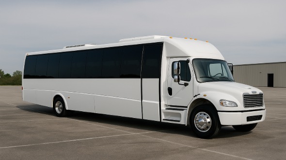 Exterior of 10-50 Passenger Party Buses in Edmonds