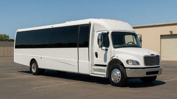 Exterior of 10-50 Passenger Party Buses in San Luis Obispo