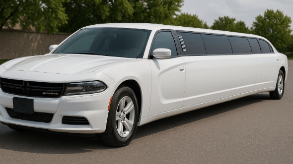 Exterior of Dodge Charger Limousines in Bowie