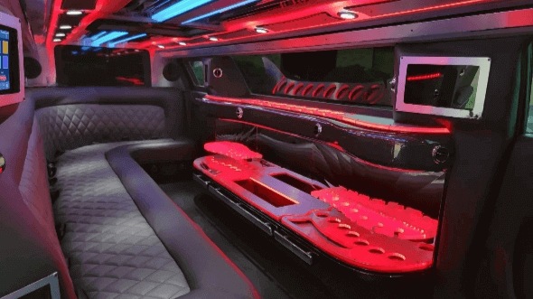 Interior of Navigator Limo in Rialto