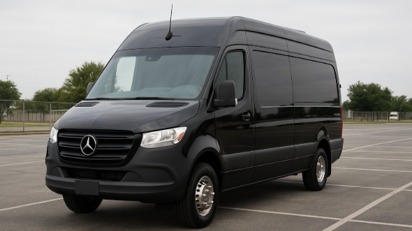 Exterior of Sprinter Limo in Bentonville