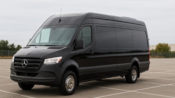 Exterior of Sprinter Limo in Las Vegas