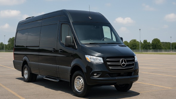 Exterior of Sprinter Limo in St Peters
