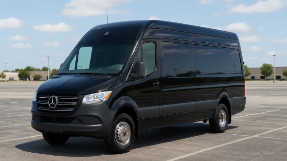 Exterior of Sprinter Limo in Vancouver